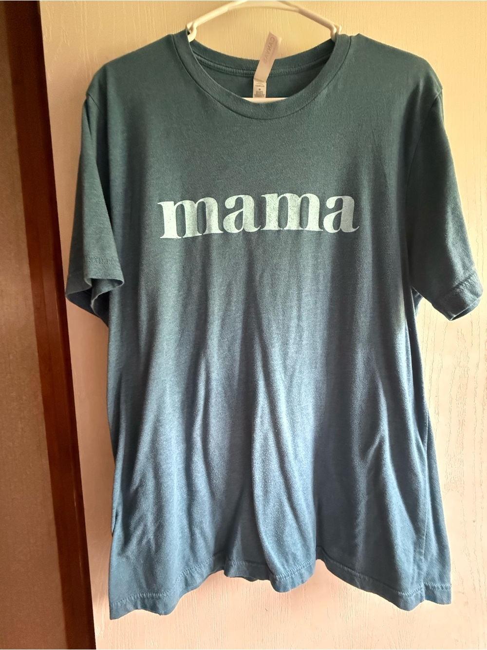 Bella Canvas Teal 'mama' Short Sleeve Tee